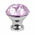 U Gałka CRYSTAL A30mm M6/Różowy
