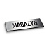 Tabliczka samoprzylepna plexi 5x15 cm Magazyn