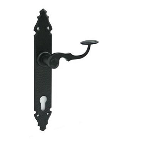 Klamka ARES czarna PZ90
