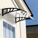 Daszek nad drzwi 100x80 cm zadaszenie osłona poliwęglan MultiGarden
