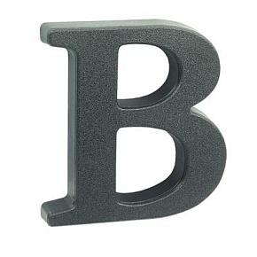 Písmeno SP 10cm černé B