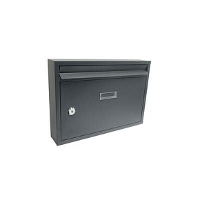 Skrzynka na listy WALL, kolor: antracyt, 340x240x60mm Skrzynka na listy WALL, kolor: antracyt, 340x240x60mm