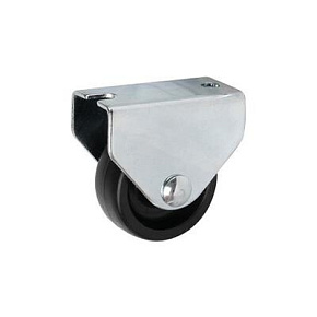 Rolka meblowa stała 25mm/10kg, plastik