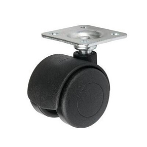Kółko meblowe śr. 50mm/40kg, płyta mocująca