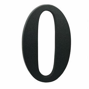 Číslice SP 19cm černá 0