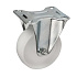 Zestaw jezdny z kołem poliamid 100mm/100 kg płyta stała