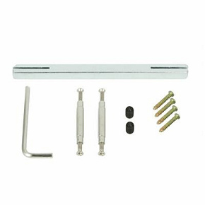 Zestaw montażowy klamki (120mm) M3 brąz Zestaw montażowy klamki (120mm) M3 brąz